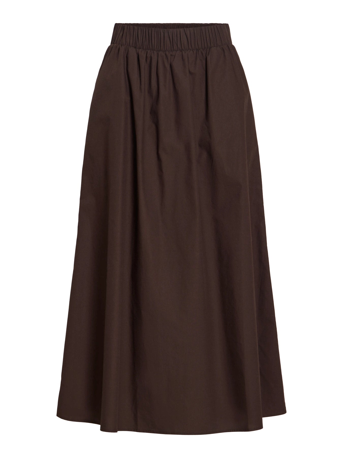 Vila Rock Visophie Hw Ankle Skirt - Coffee Bean
