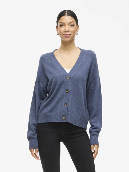 Vila Cardigan Viril Vintage Indigo