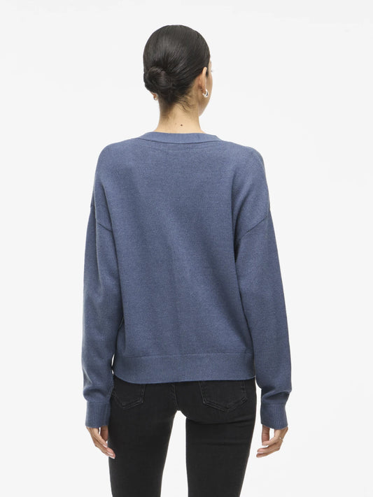 Vila Cardigan Viril Vintage Indigo
