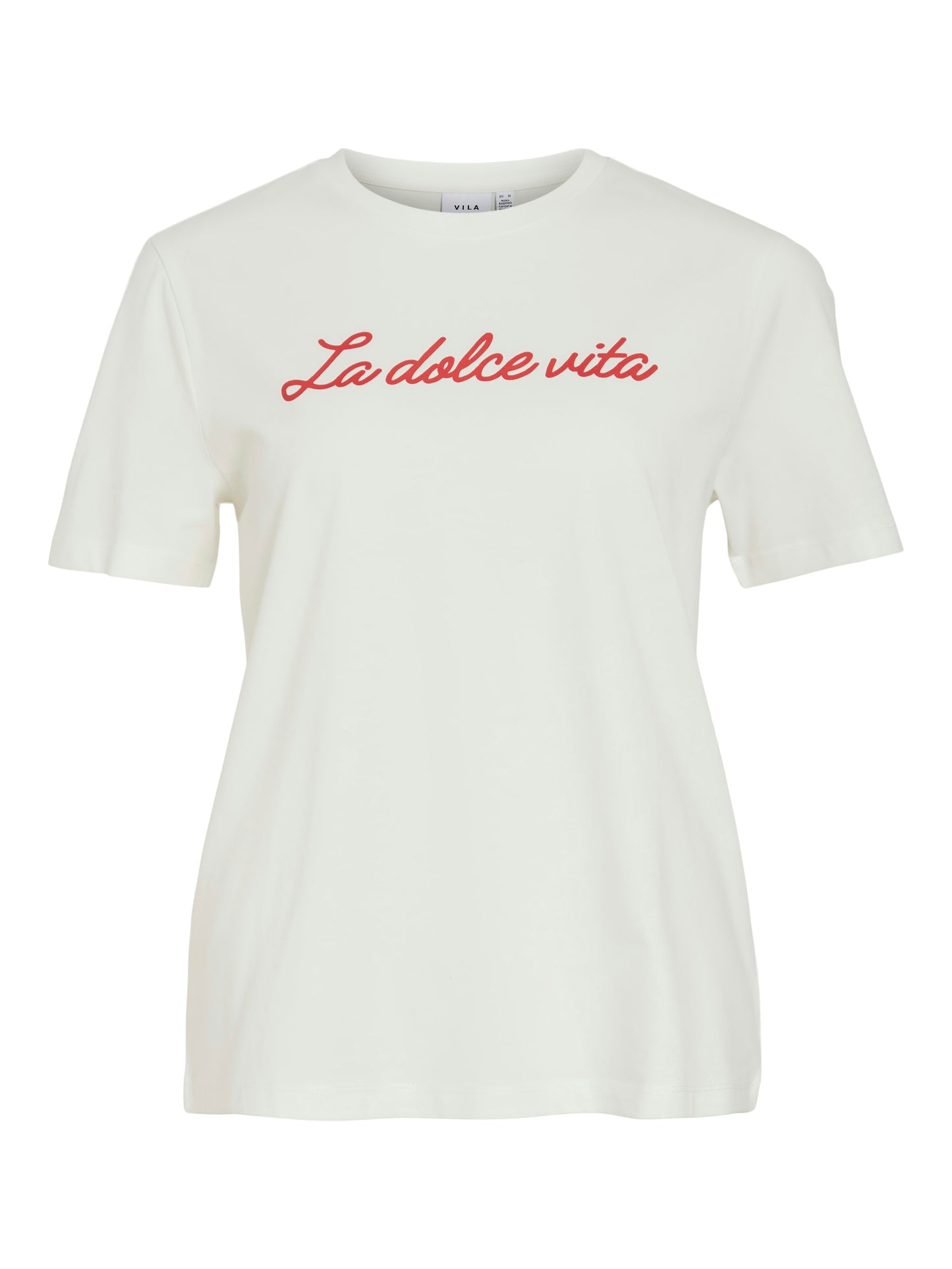 Vila T-Shirt bedruckt Dolce Vita