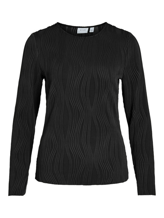 Vila Longsleeve VINIRA Black