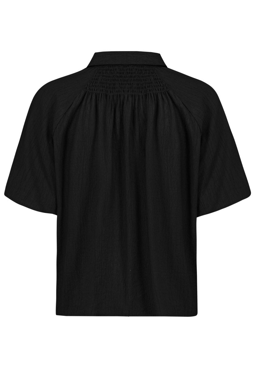 Authentic Style Damen, Bluse kurzarm D60124AG11335A - black