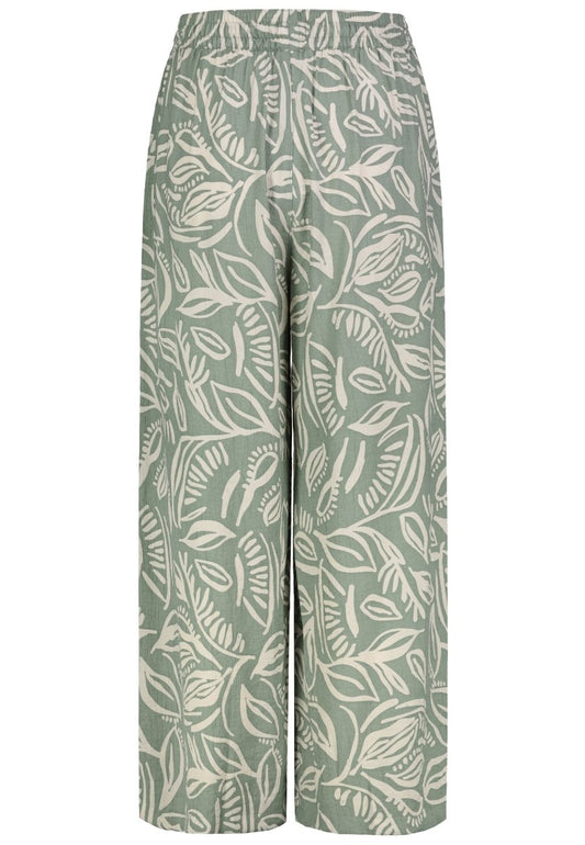 Authentic Style Damen, Hose Non Denim D60125AG62237B - middle green