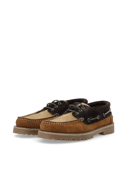 Bianco BIAGREG Boat Shoe Suede in der Farbe Brown Mix