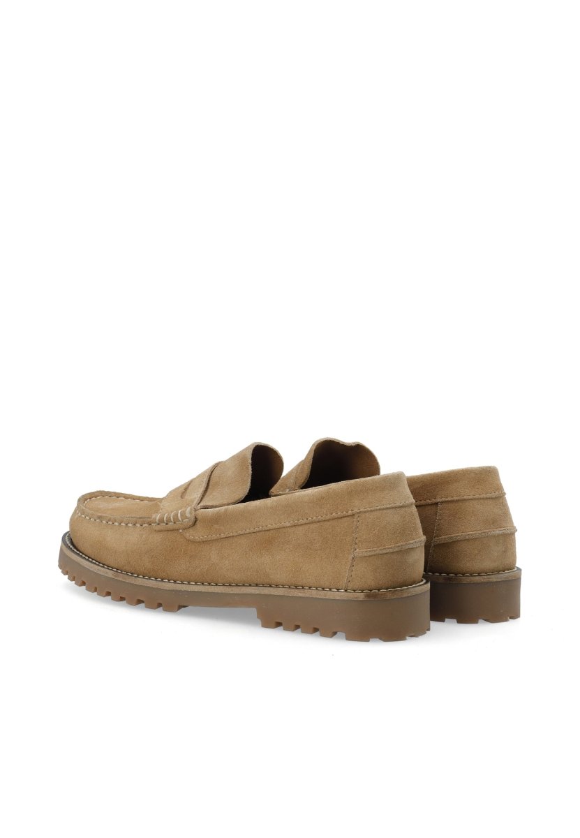 Bianco Herrenschuh BIAGREG Penny Loafer Suede in der Farbe Sand