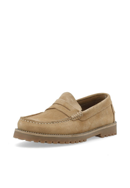 Bianco Herrenschuh BIAGREG Penny Loafer Suede in der Farbe Sand