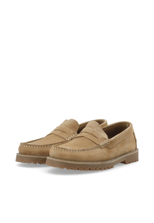 Bianco Herrenschuh BIAGREG Penny Loafer Suede in der Farbe Sand