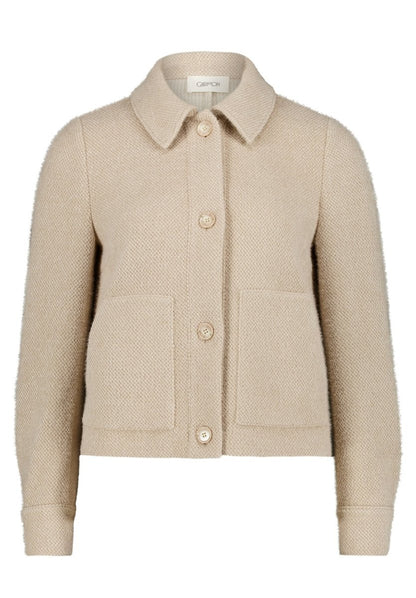 Cartoon Blazerjacke Kurz 1/1 Arm White Swan