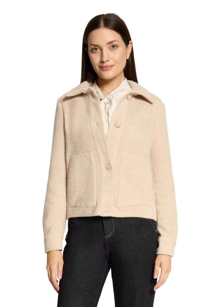 Cartoon Blazerjacke Kurz 1/1 Arm White Swan