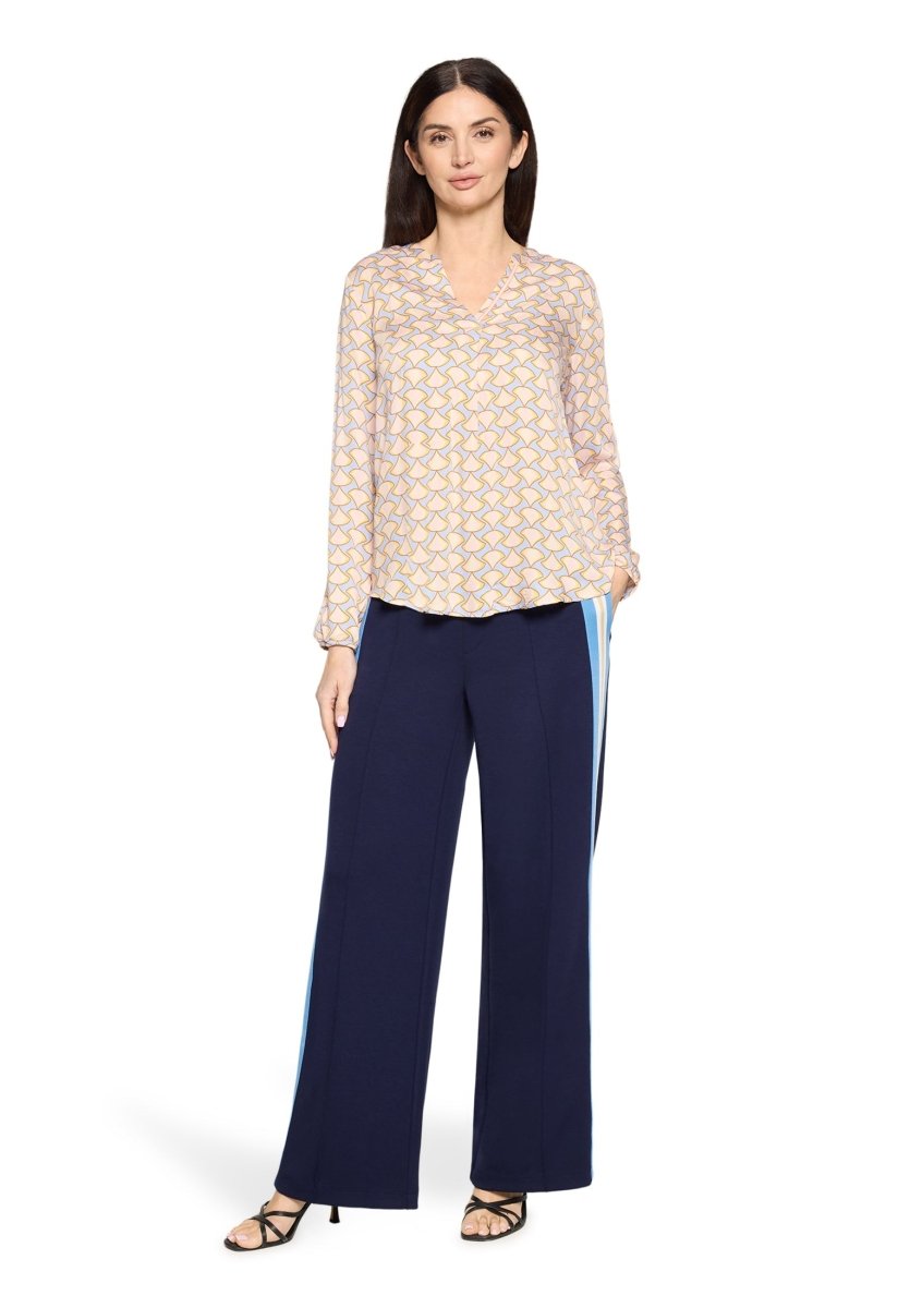 Cartoon Bluse 80177148 mit Krawattenmuster