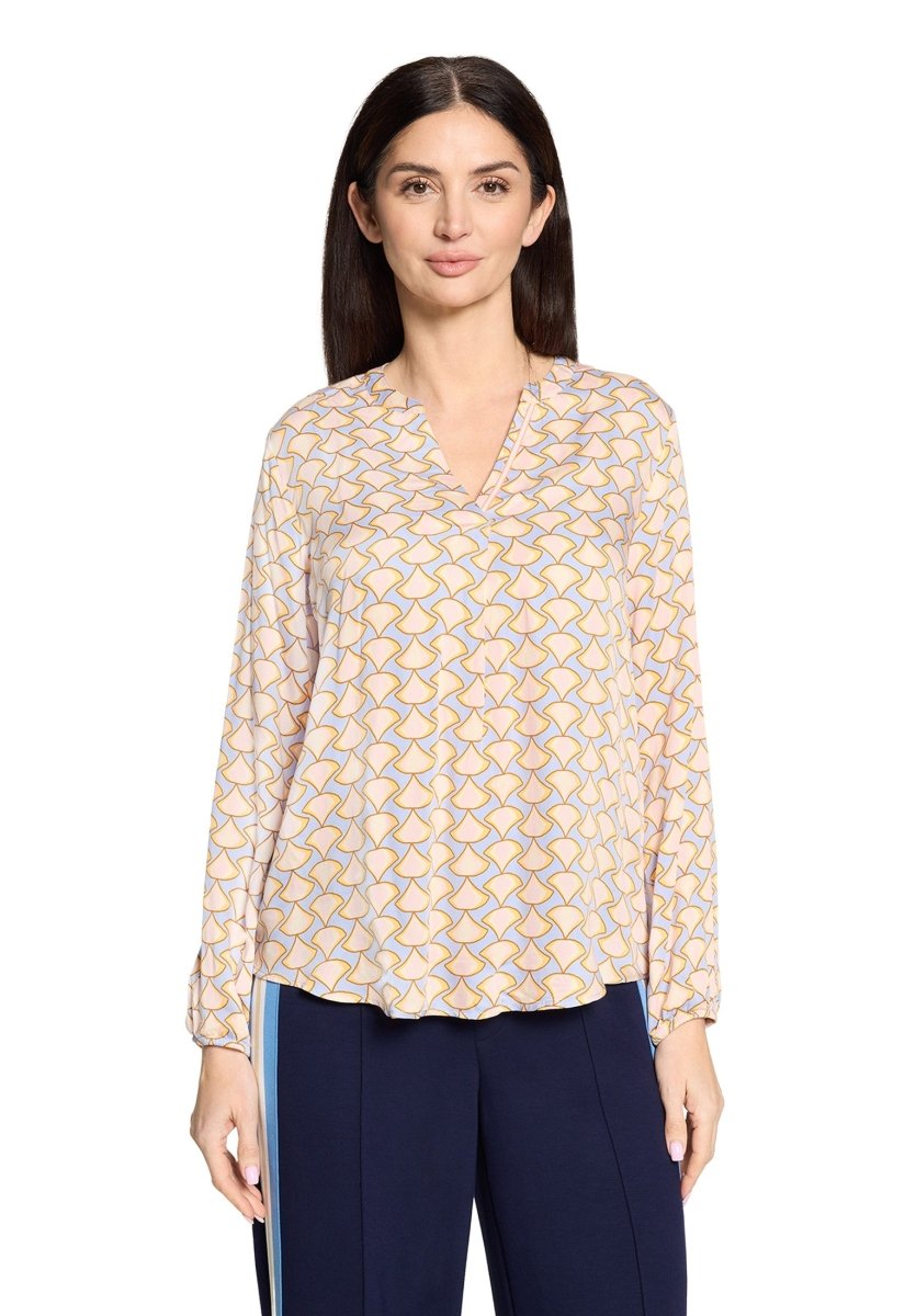 Cartoon Bluse 80177148 mit Krawattenmuster
