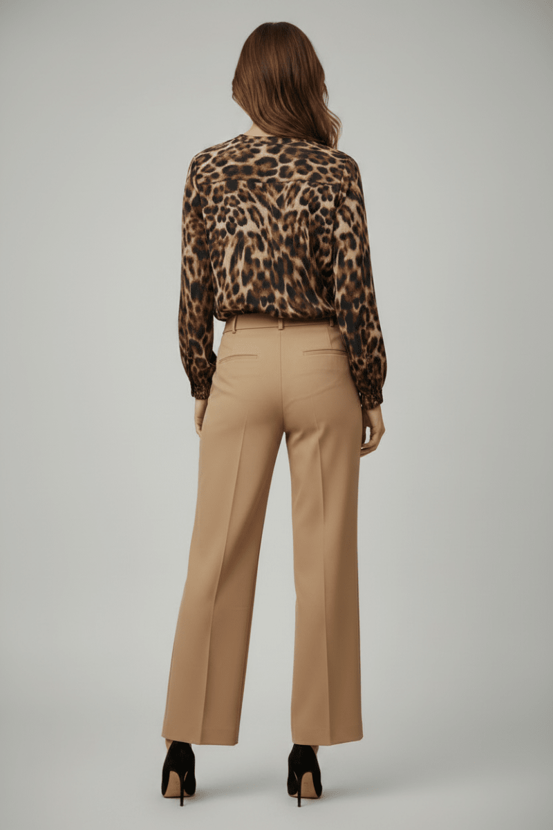 Cartoon Bluse Casual in den Farben in der Farbe Brown/Camel