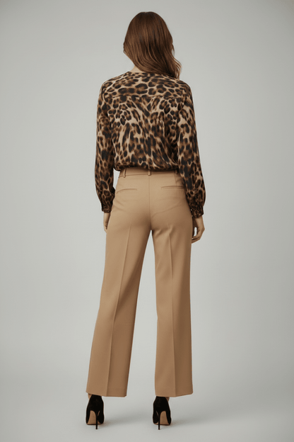 Cartoon Bluse Casual in den Farben in der Farbe Brown/Camel
