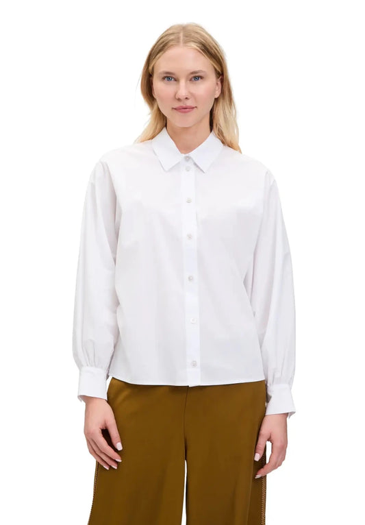 Cartoon Bluse in der Farbe White