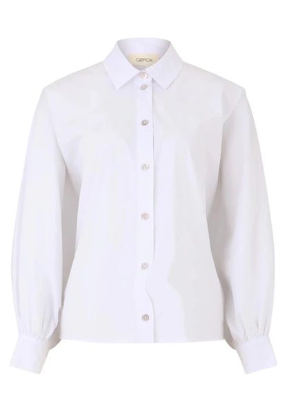 Cartoon Bluse in der Farbe White