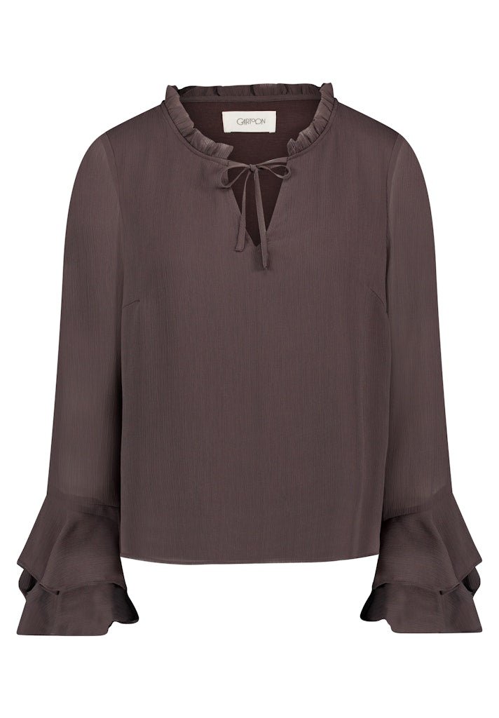 Cartoon Bluse Kurz 1/1 Arm Black Coffee