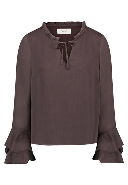 Cartoon Bluse Kurz 1/1 Arm Black Coffee