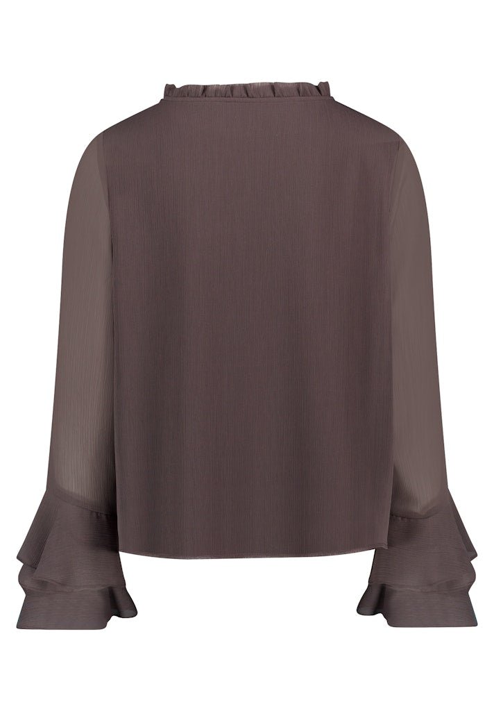 Cartoon Bluse Kurz 1/1 Arm Black Coffee