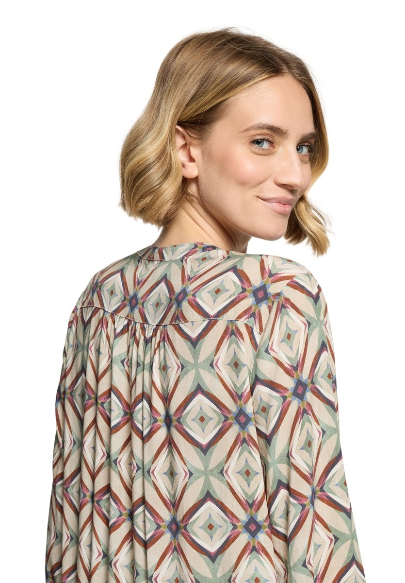 Cartoon Bluse Kurz 1/1 Arm Nature/Brown