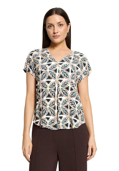 Cartoon Bluse Kurz 1/2 Arm