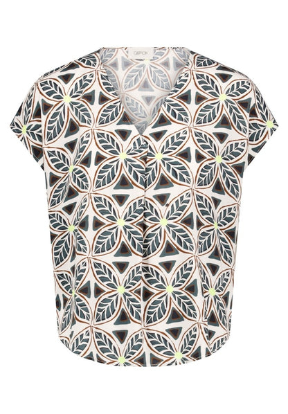 Cartoon Bluse Kurz 1/2 Arm