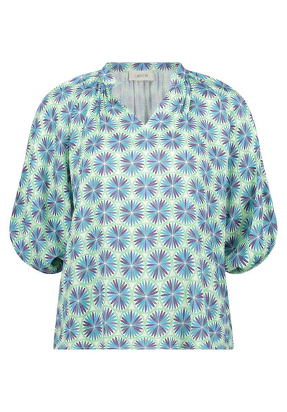 Cartoon Bluse Kurz 1/2 Arm