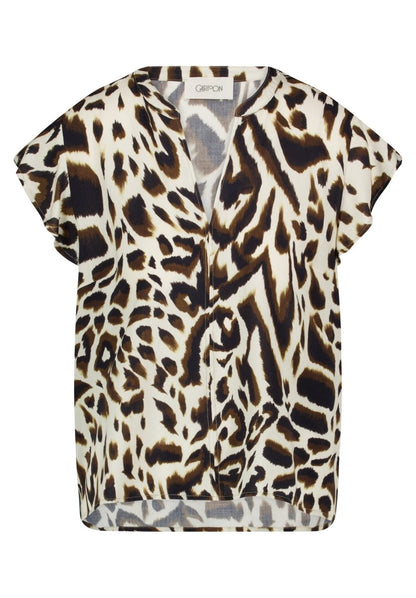 Cartoon Bluse Kurz 1/2 Arm
