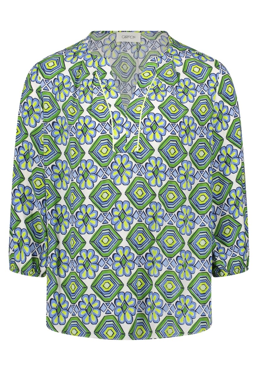 Cartoon Bluse Kurz 3/4 Arm