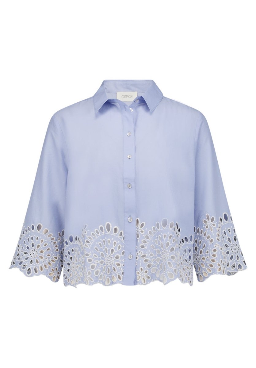 Cartoon Bluse Kurz 3/4 Arm