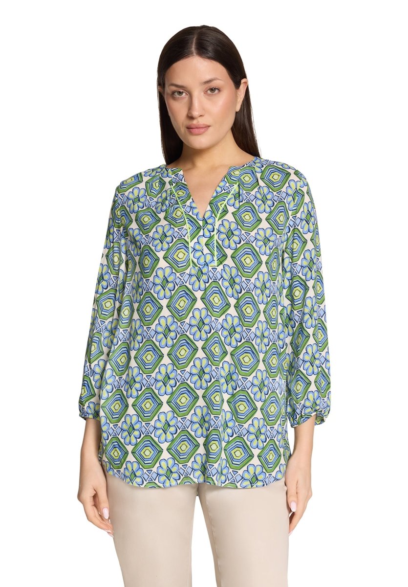 Cartoon Bluse Kurz 3/4 Arm