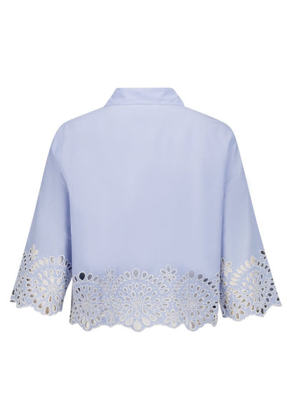 Cartoon Bluse Kurz 3/4 Arm
