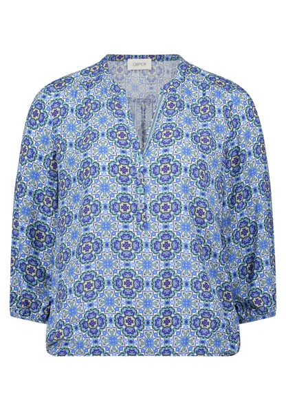 Cartoon Bluse Kurz 3/4 Arm