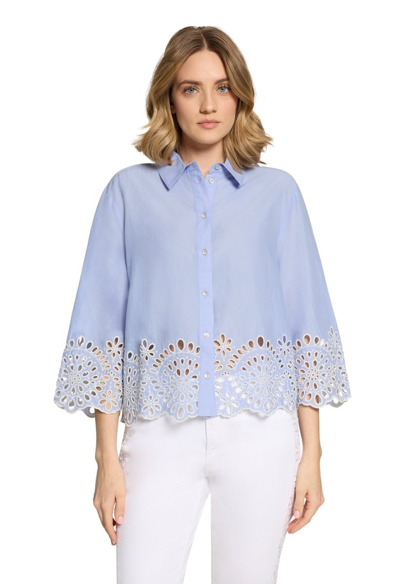 Cartoon Bluse Kurz 3/4 Arm