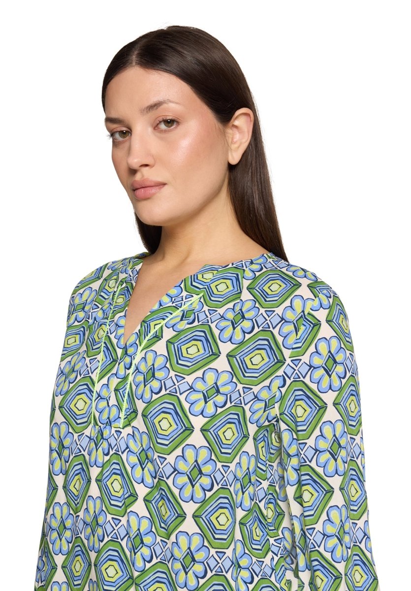Cartoon Bluse Kurz 3/4 Arm