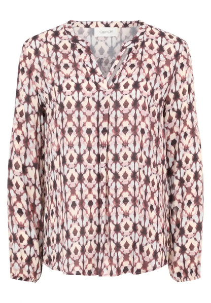 Cartoon Bluse mit verspieltem Design 6842