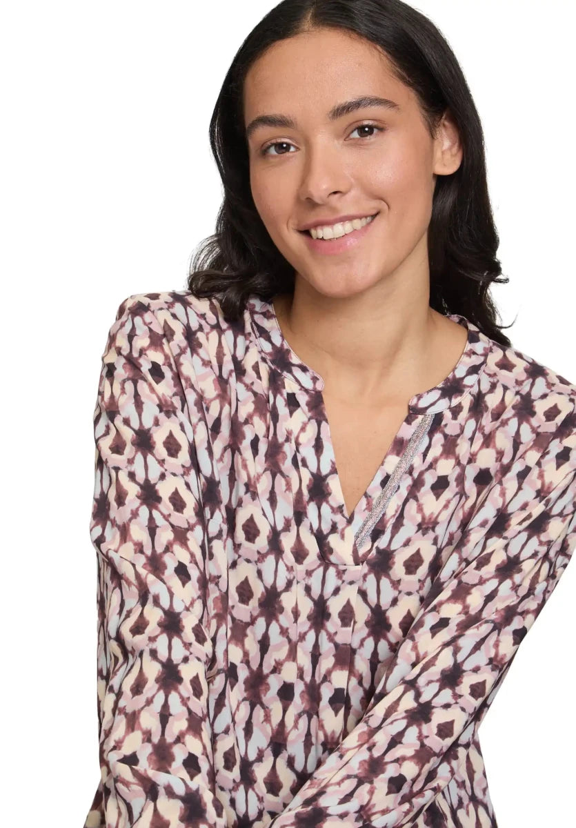 Cartoon Bluse mit verspieltem Design 6842