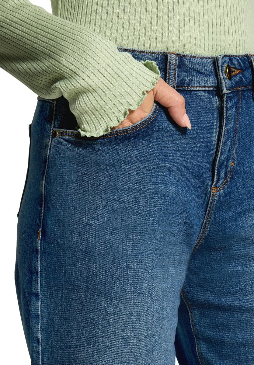 Cartoon Hose Jeans 1/1 Länge Dark Blue Denim
