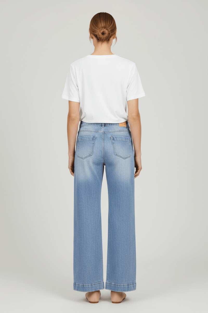 Cartoon Hose Jeans 1/1 Länge Middle Blue Denim