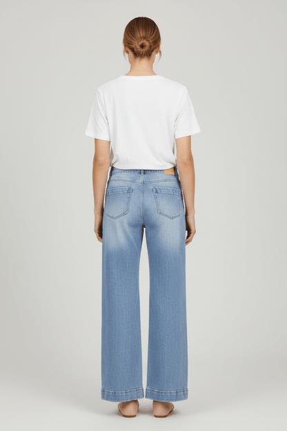 Cartoon Hose Jeans 1/1 Länge Middle Blue Denim