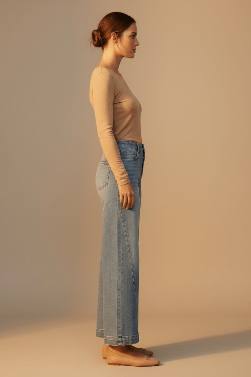 Cartoon Hose Jeans 1/1 Länge Middle Blue Denim
