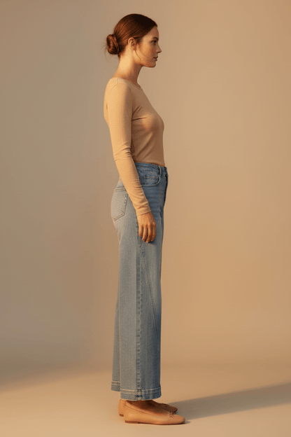 Cartoon Hose Jeans 1/1 Länge Middle Blue Denim