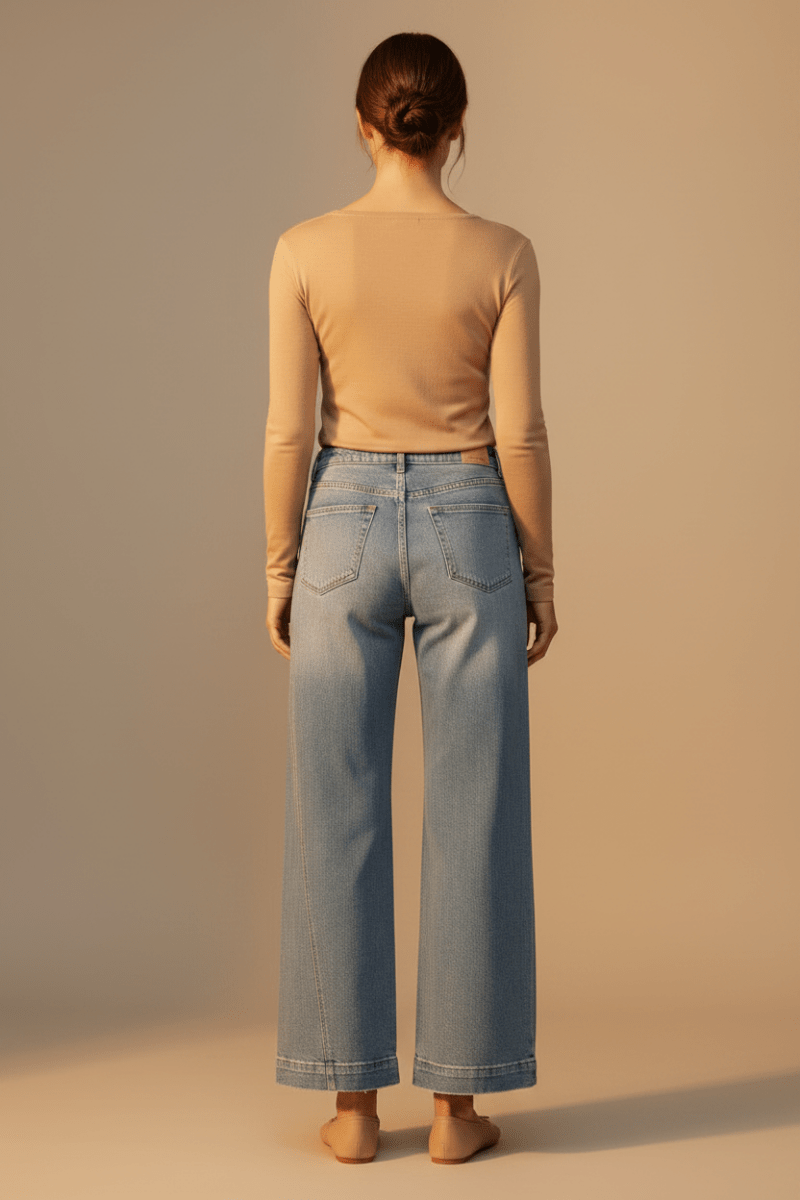 Cartoon Hose Jeans 1/1 Länge Middle Blue Denim