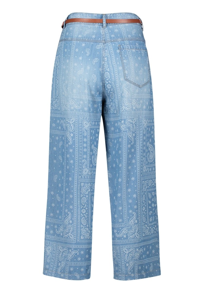 Cartoon Hose Klassisch 7/8 Länge in der Farbe Blau