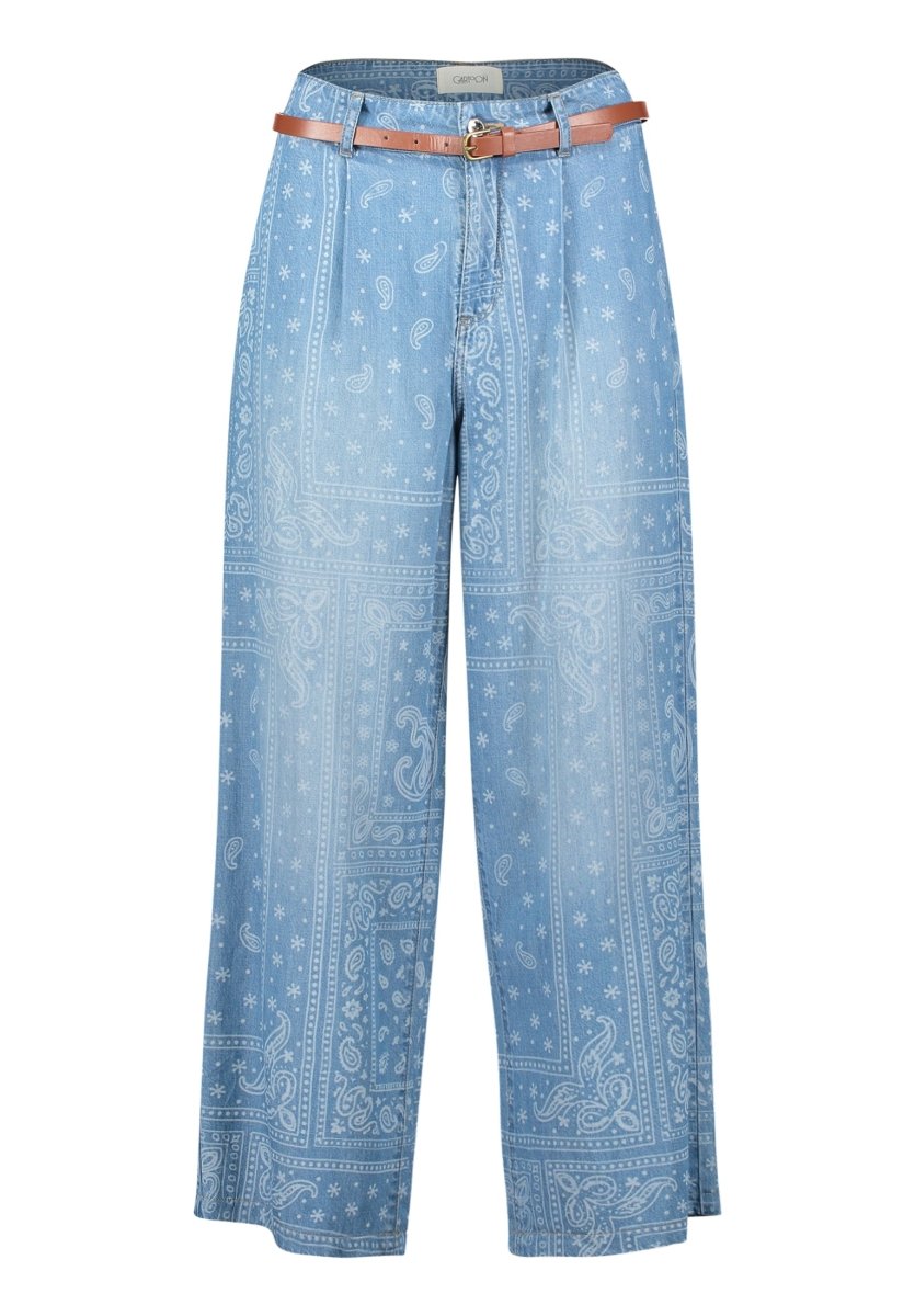 Cartoon Hose Klassisch 7/8 Länge in der Farbe Blau