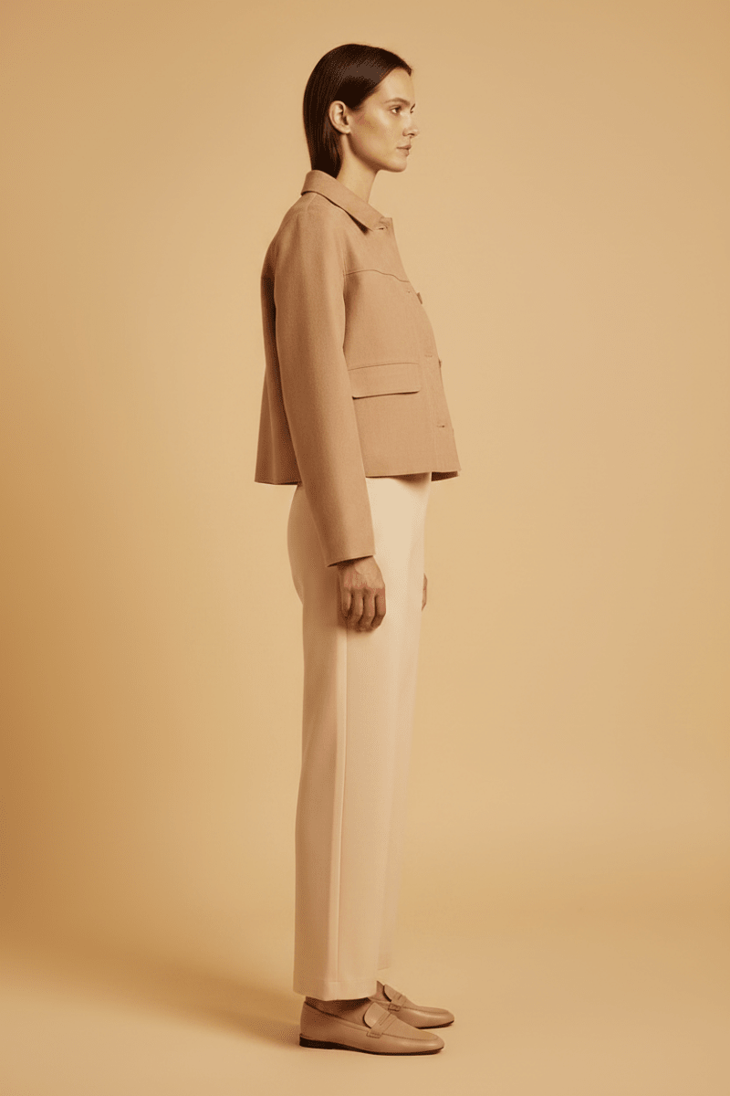 Cartoon Jacke Casual in der Farbe Sand