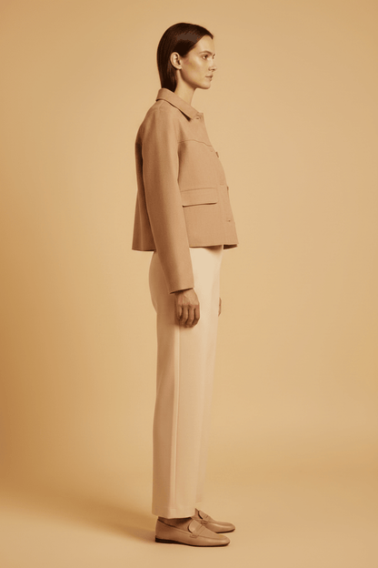 Cartoon Jacke Casual in der Farbe Sand