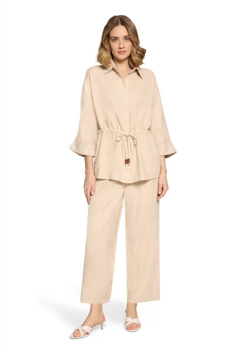 Cartoon Jacke Kurzarm in der Farbe Beige