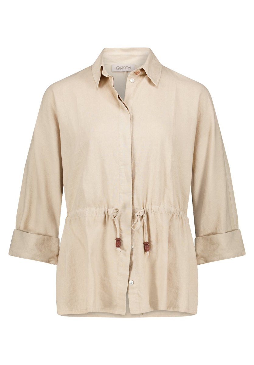 Cartoon Jacke Kurzarm in der Farbe Beige