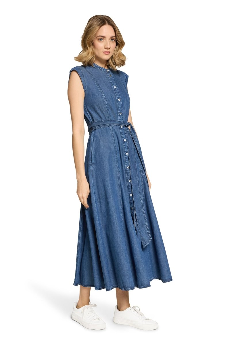 Cartoon Jeans Kleid Kurz 1/2 Arm in der Farbe Blau