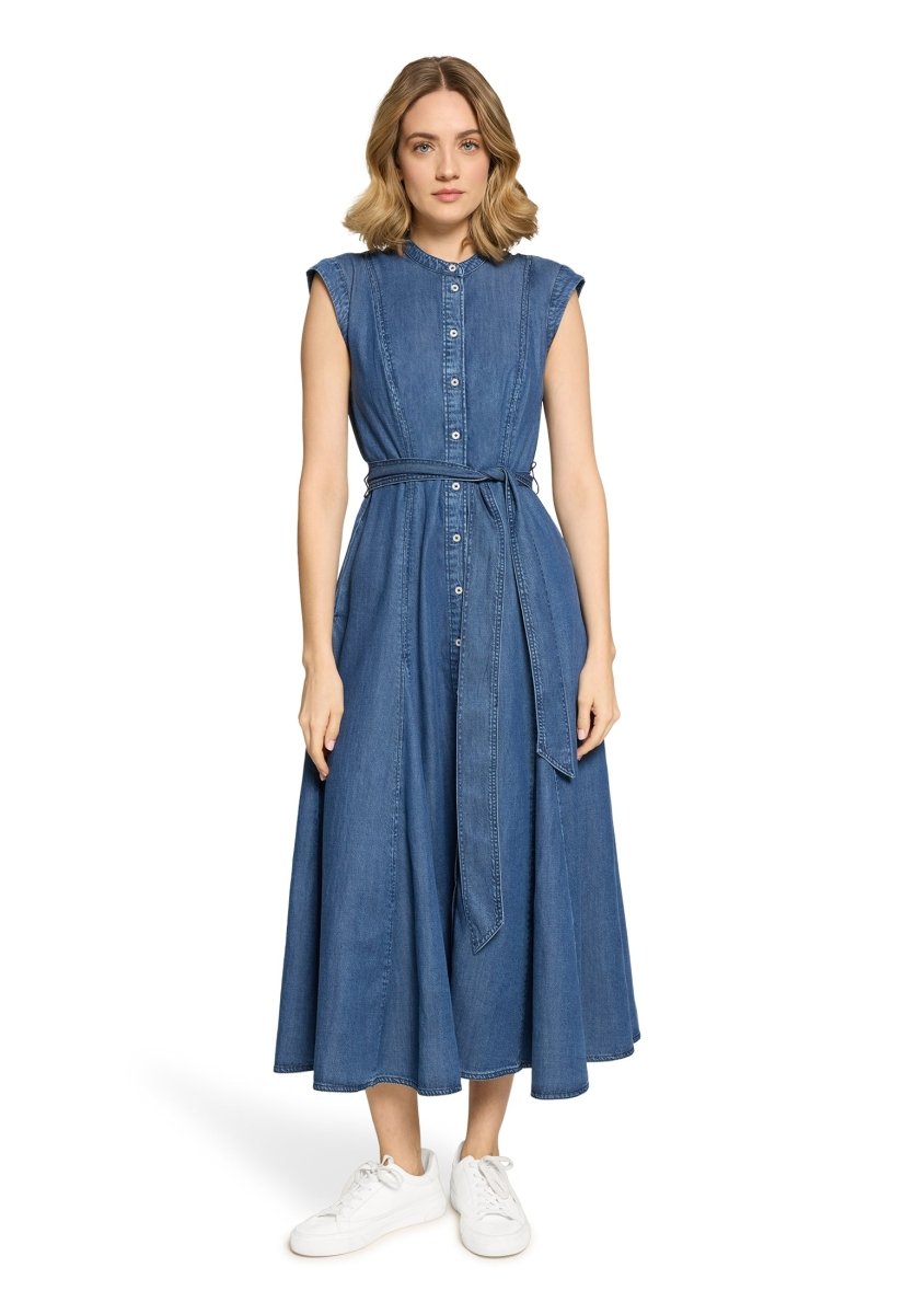Cartoon Jeans Kleid Kurz 1/2 Arm in der Farbe Blau